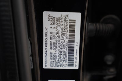 2021 Acura TLX w/A-Spec Package