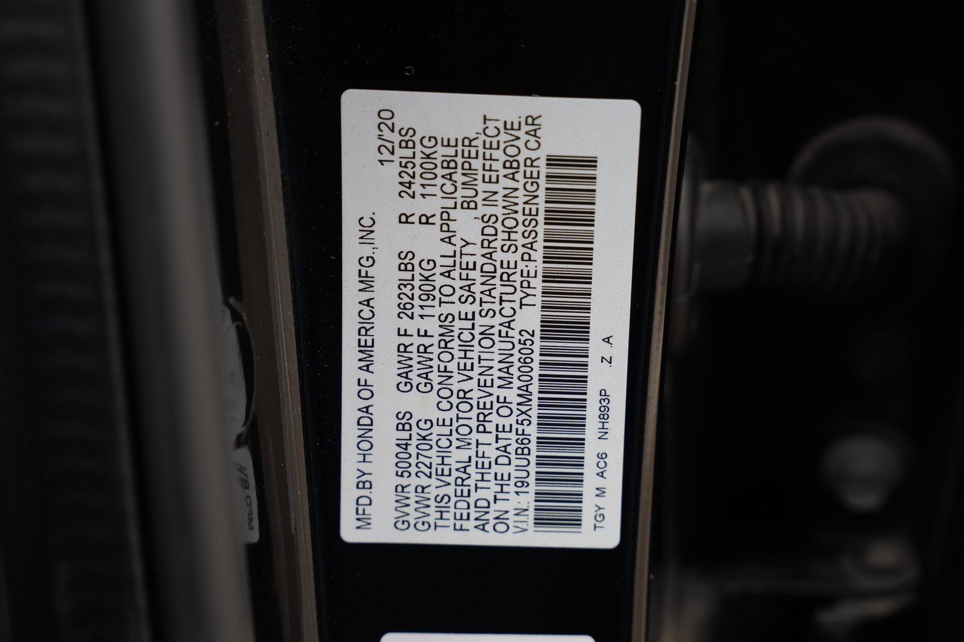 2021 Acura TLX w/A-Spec Package