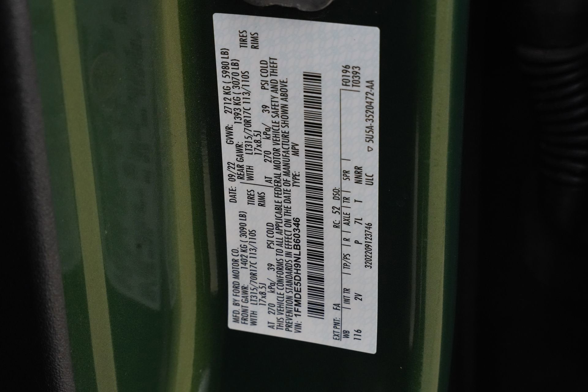 2022 Ford Bronco Base