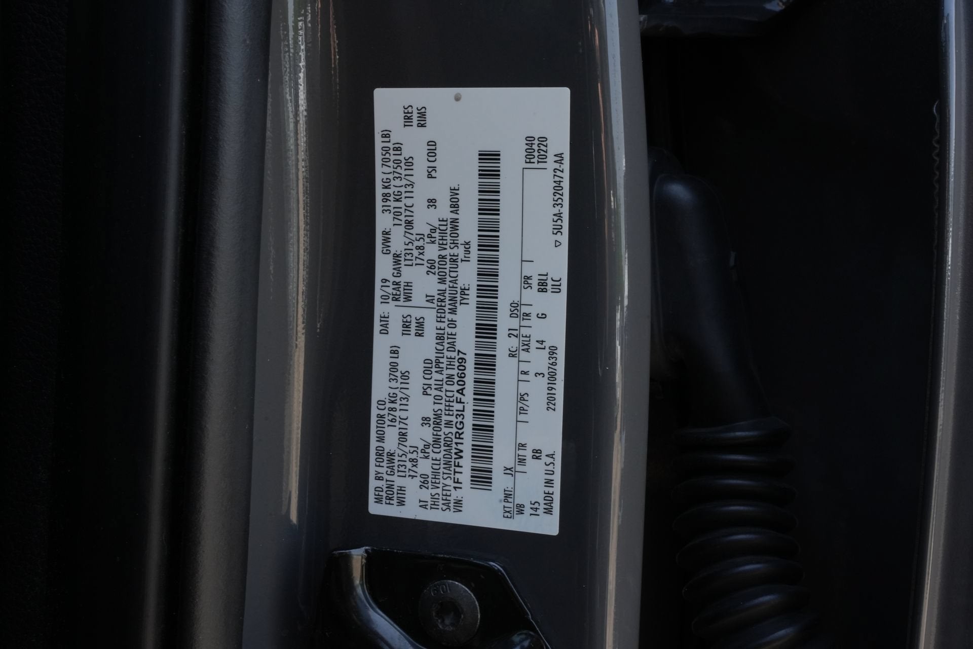 2020 Ford F-150 Raptor