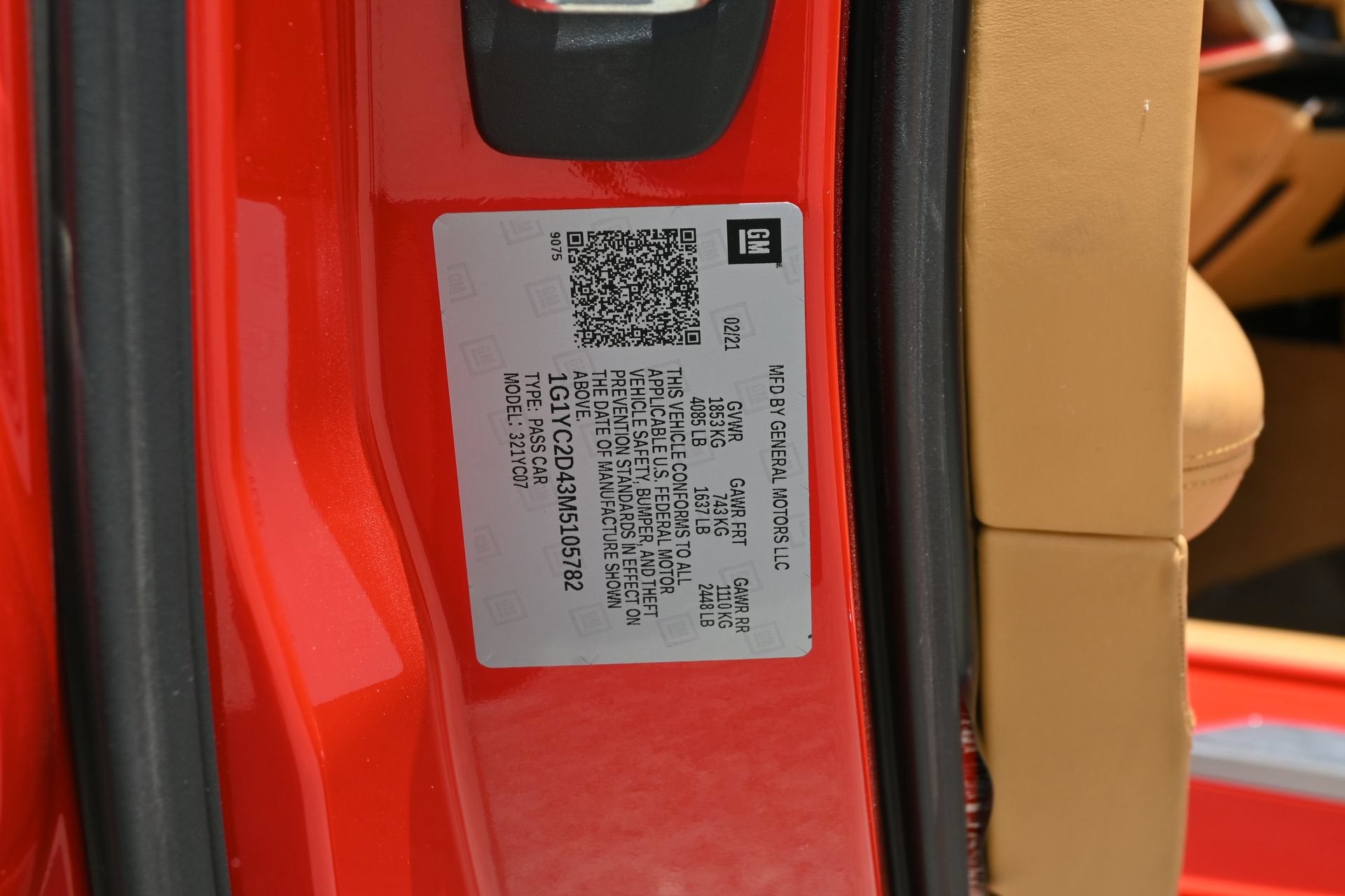 2021 Chevrolet Corvette Stingray 3LT