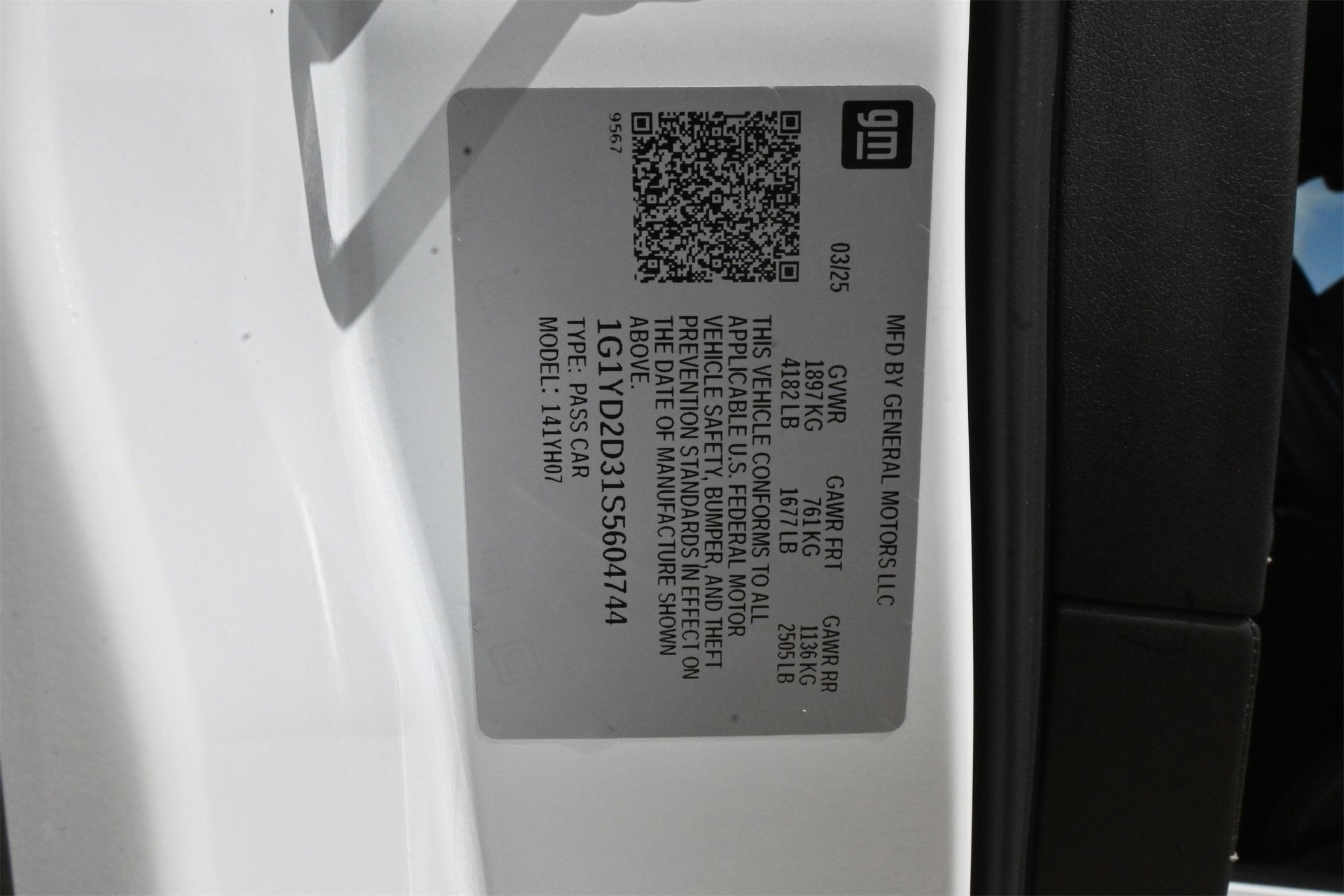 2025 Chevrolet Corvette Z06 1LZ