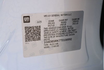 2026 Cadillac CT4 Premium Luxury