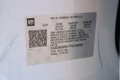 2026 Cadillac CT4 Premium Luxury