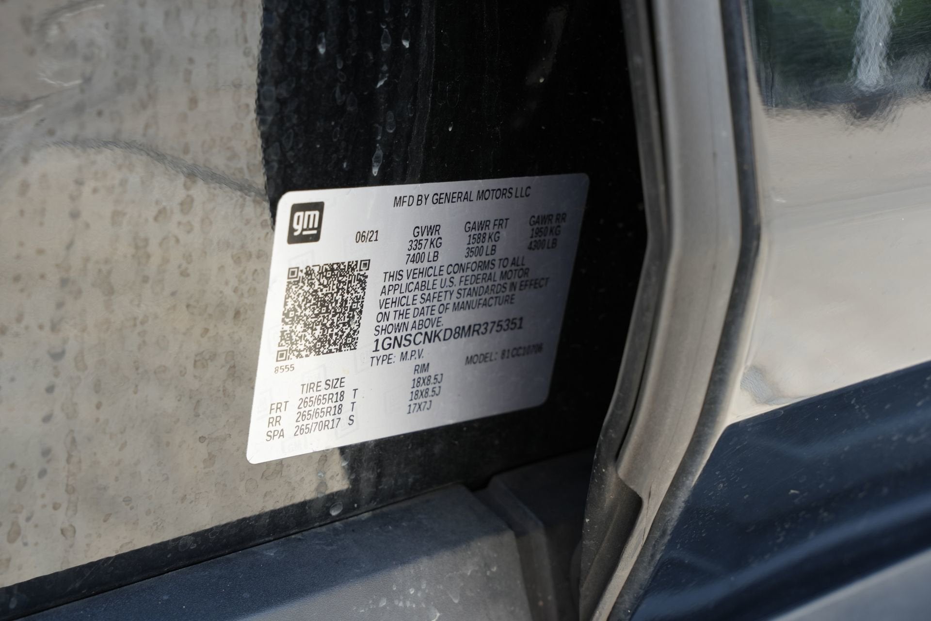 2021 Chevrolet Tahoe LT