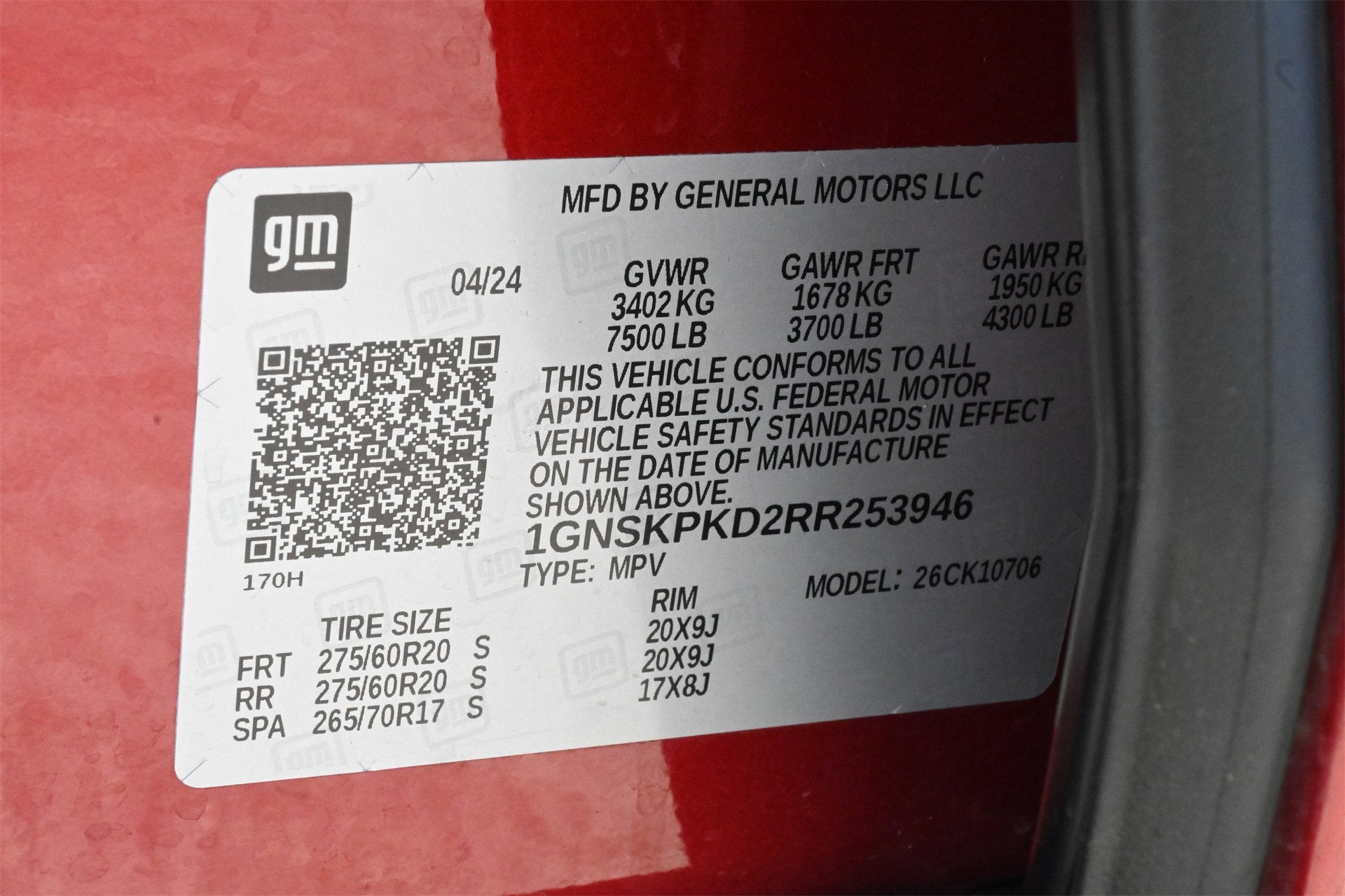 2024 Chevrolet Tahoe Z71