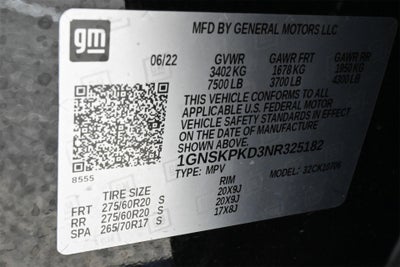 2022 Chevrolet Tahoe Z71