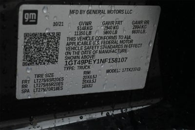 2022 GMC Sierra 2500 HD AT4