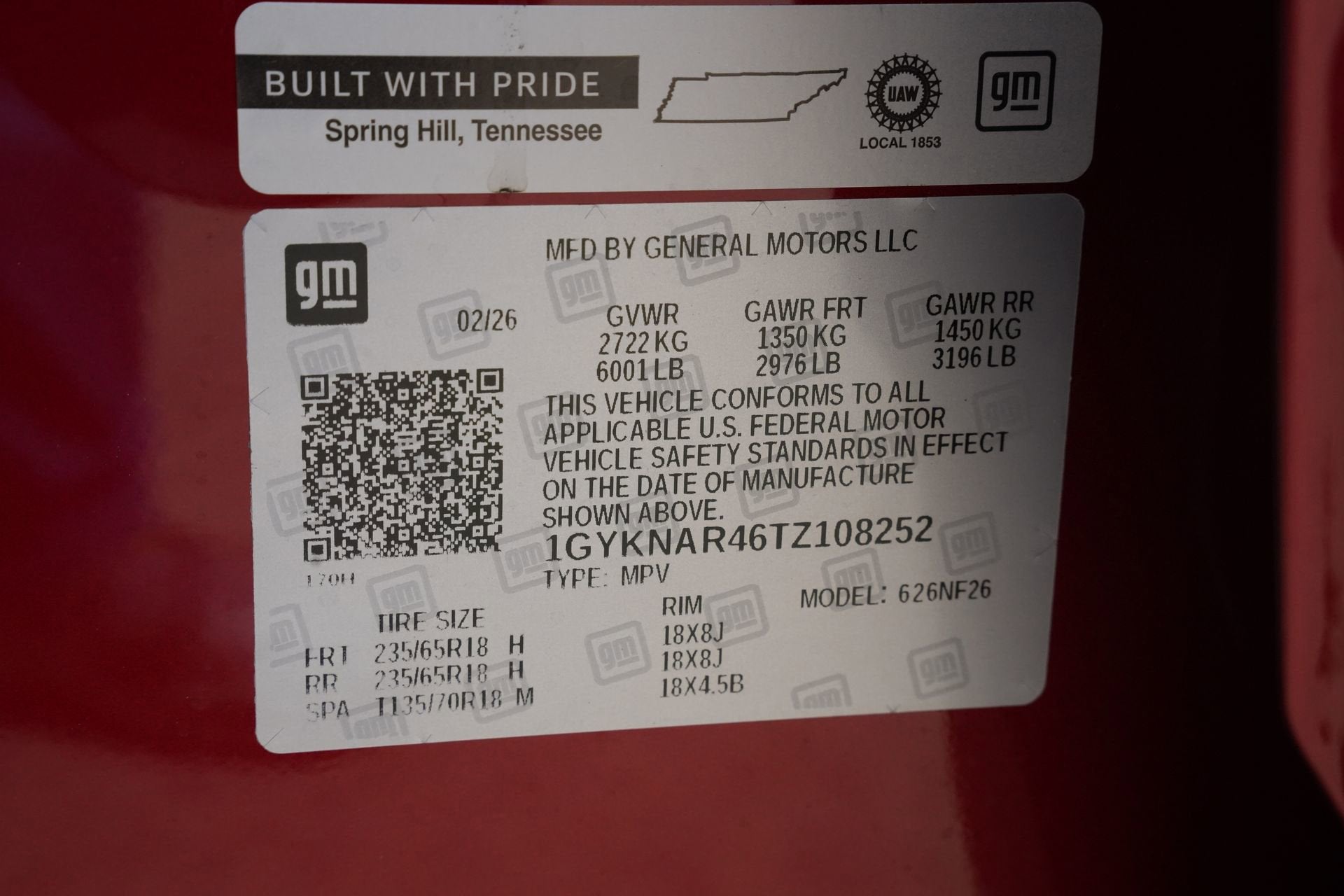 2026 Cadillac XT5 Luxury