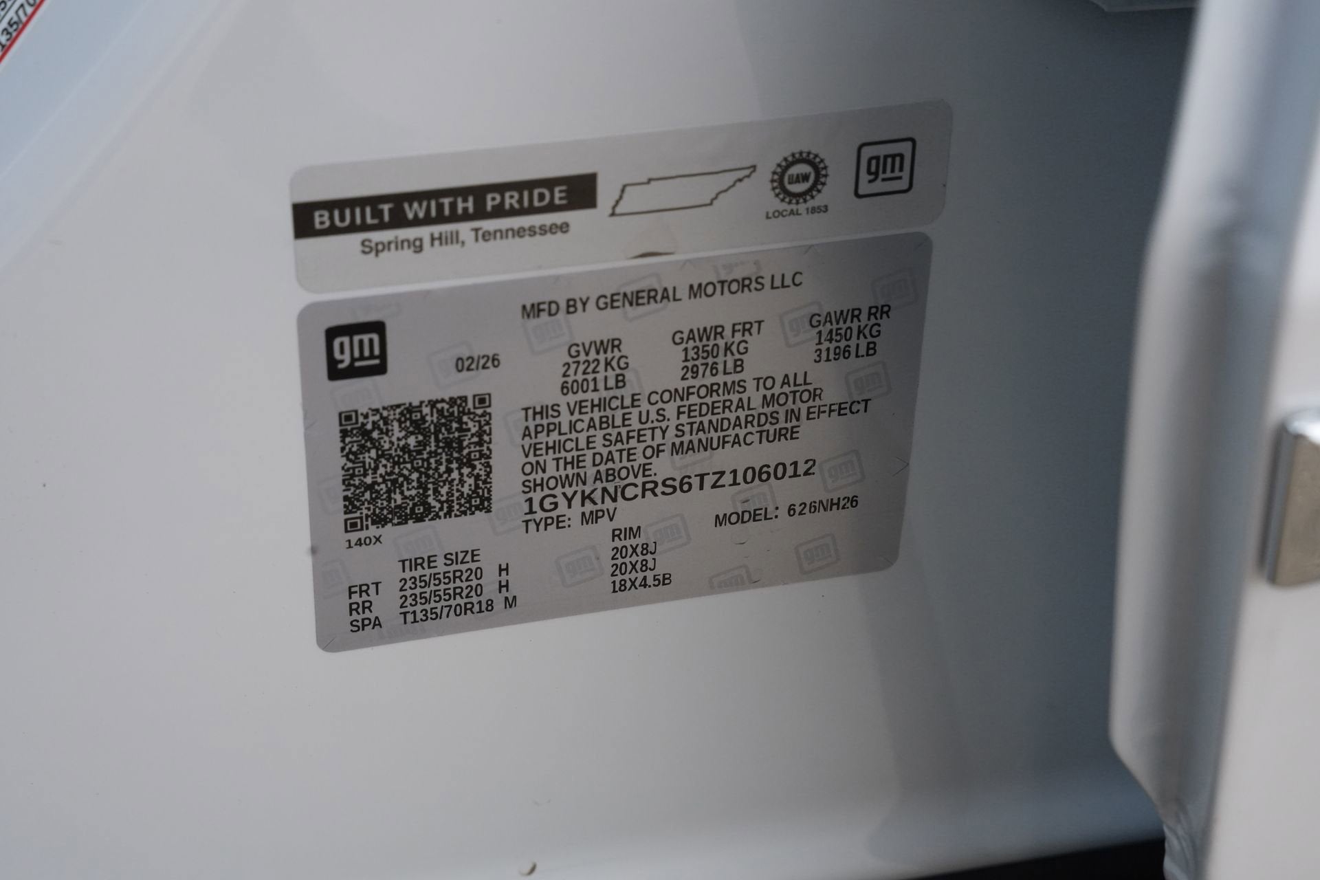 2026 Cadillac XT5 Premium Luxury