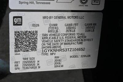 2026 Cadillac XT5 Sport