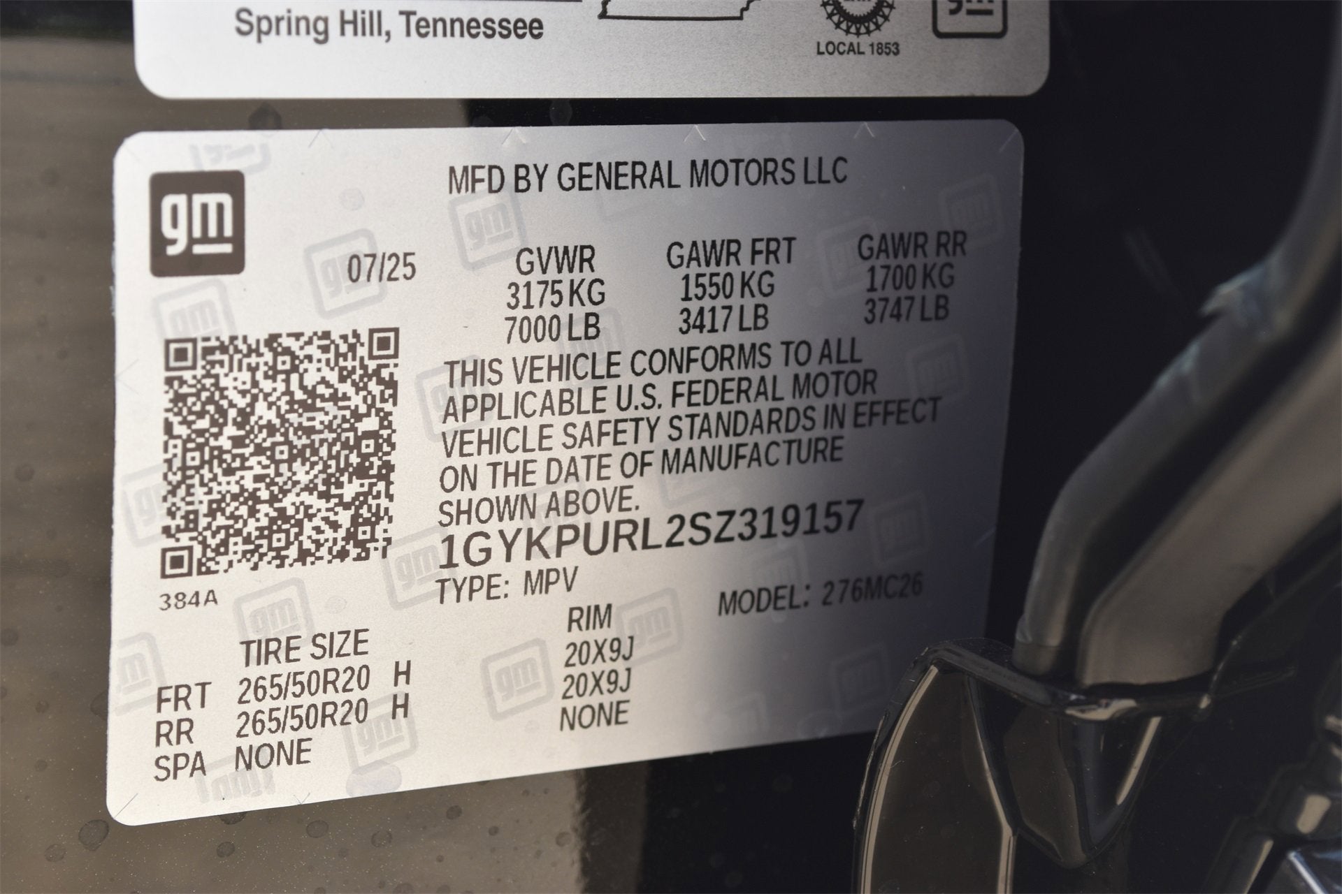 2025 Cadillac LYRIQ Sport 1