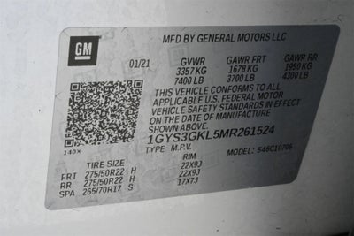 2021 Cadillac Escalade Sport Platinum