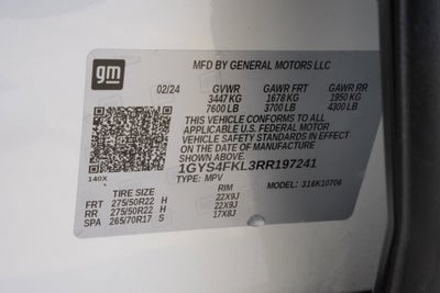 2024 Cadillac Escalade Sport