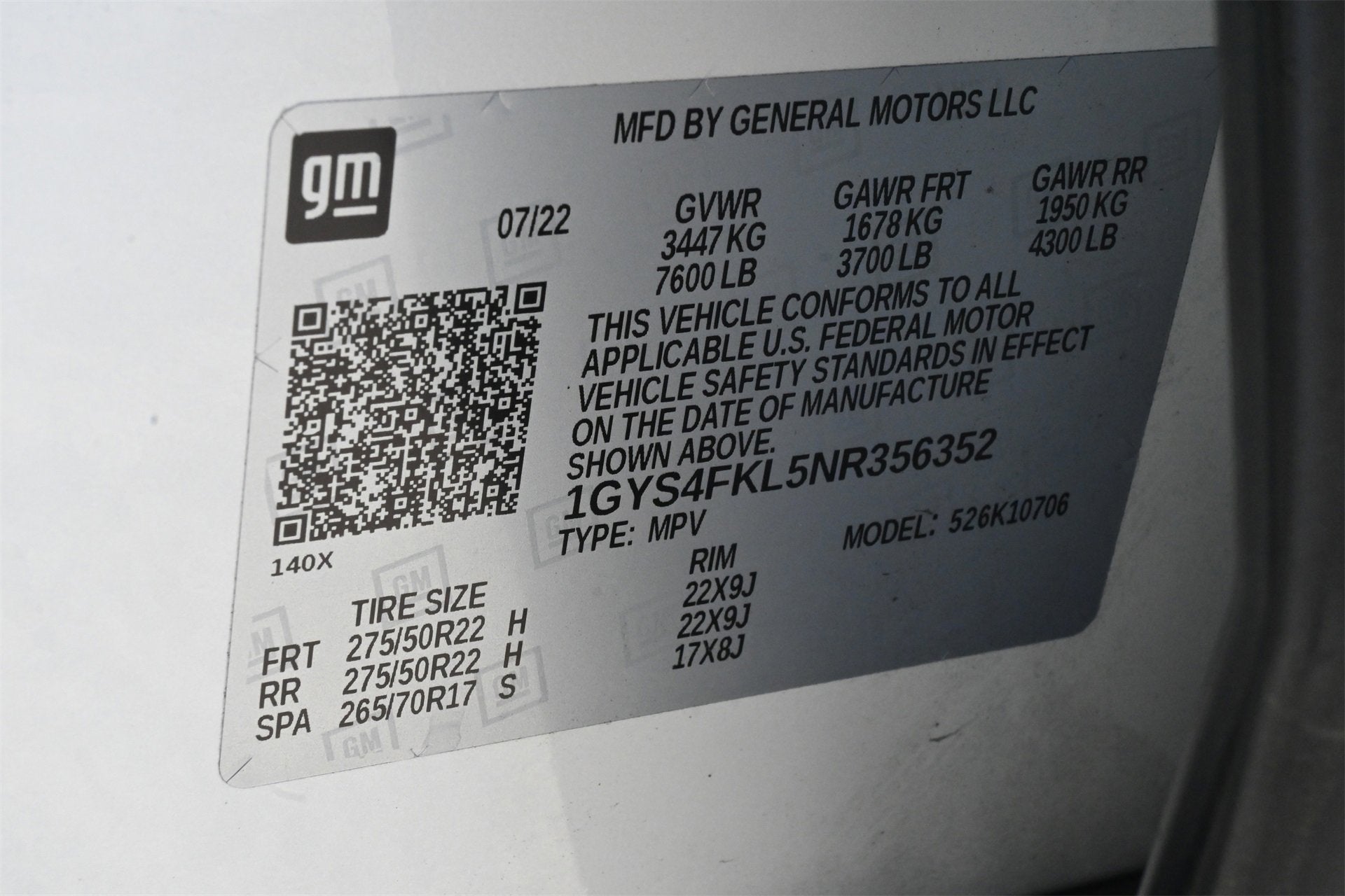 2022 Cadillac Escalade Sport