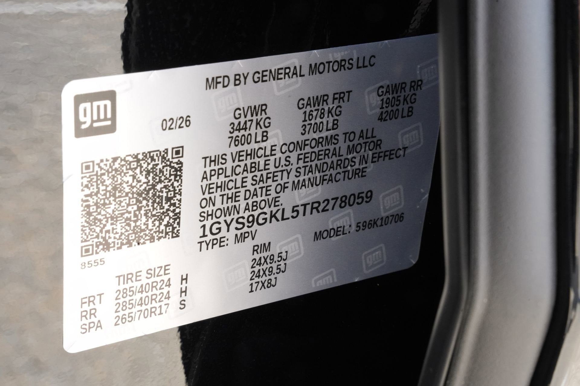 2026 Cadillac Escalade Platinum Sport