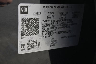 2025 Cadillac Escalade Sport Platinum