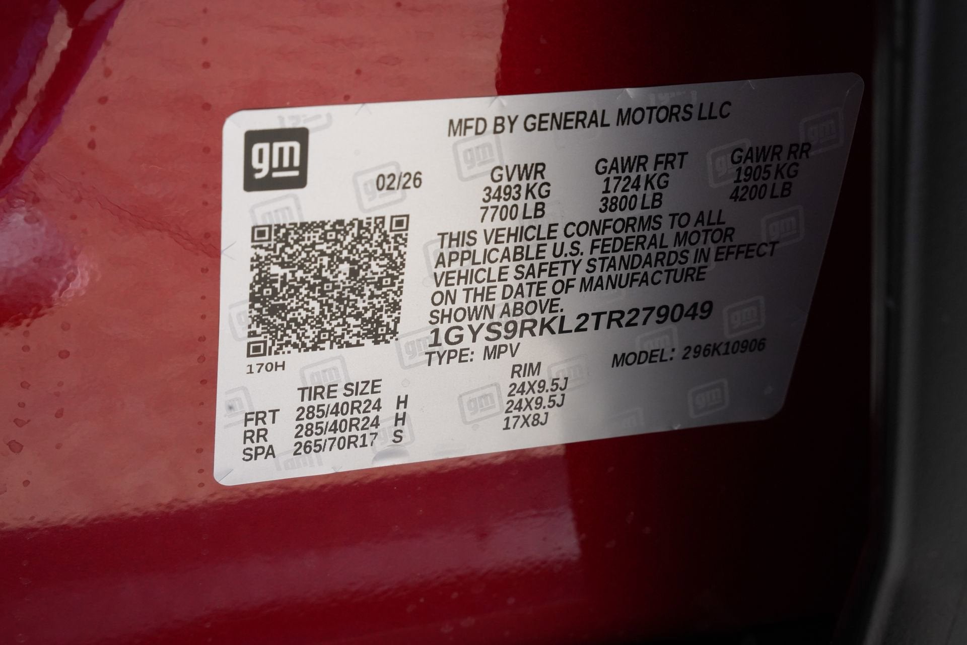 2026 Cadillac Escalade ESV Platinum Sport