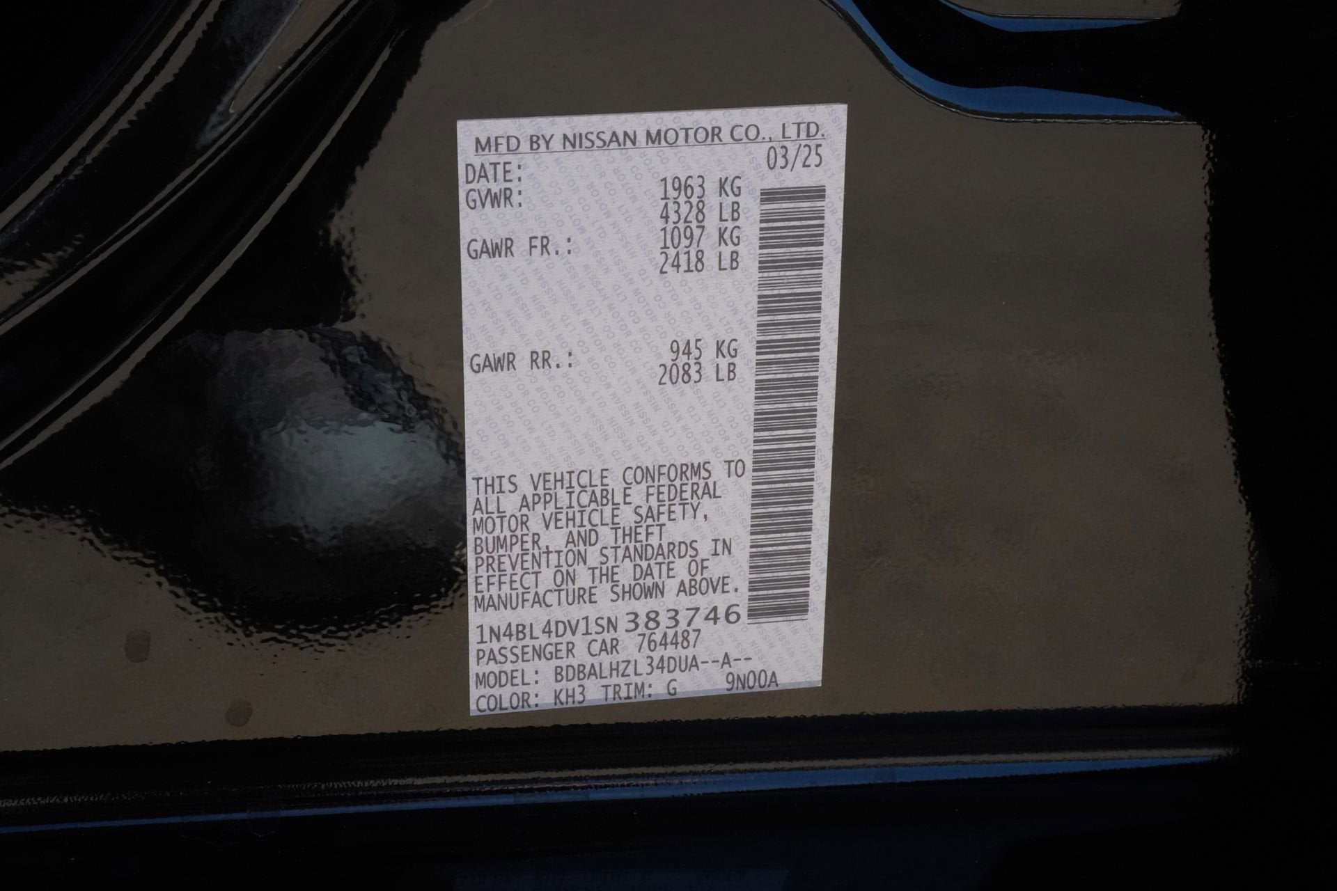 2025 Nissan Altima SV