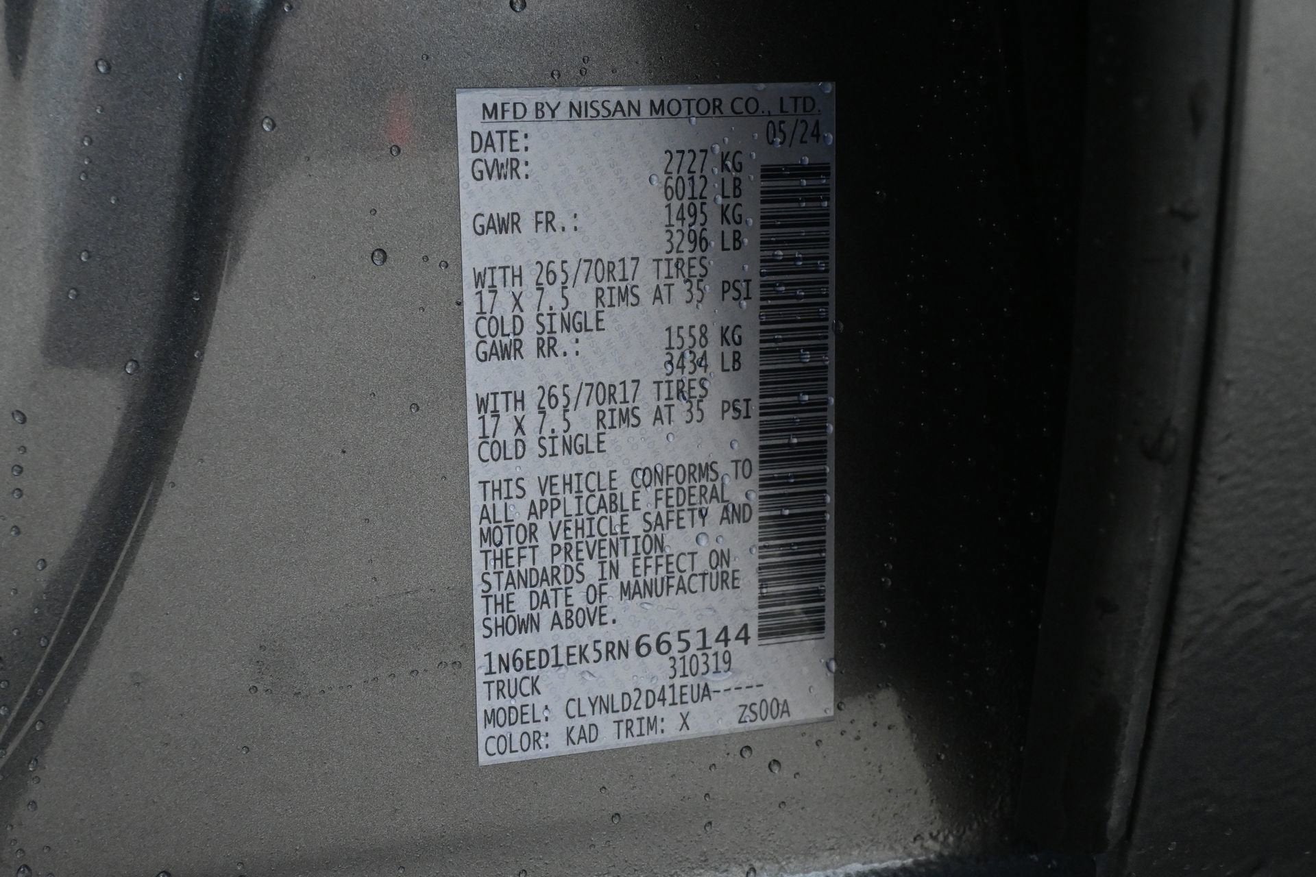 2024 Nissan Frontier PRO-4X