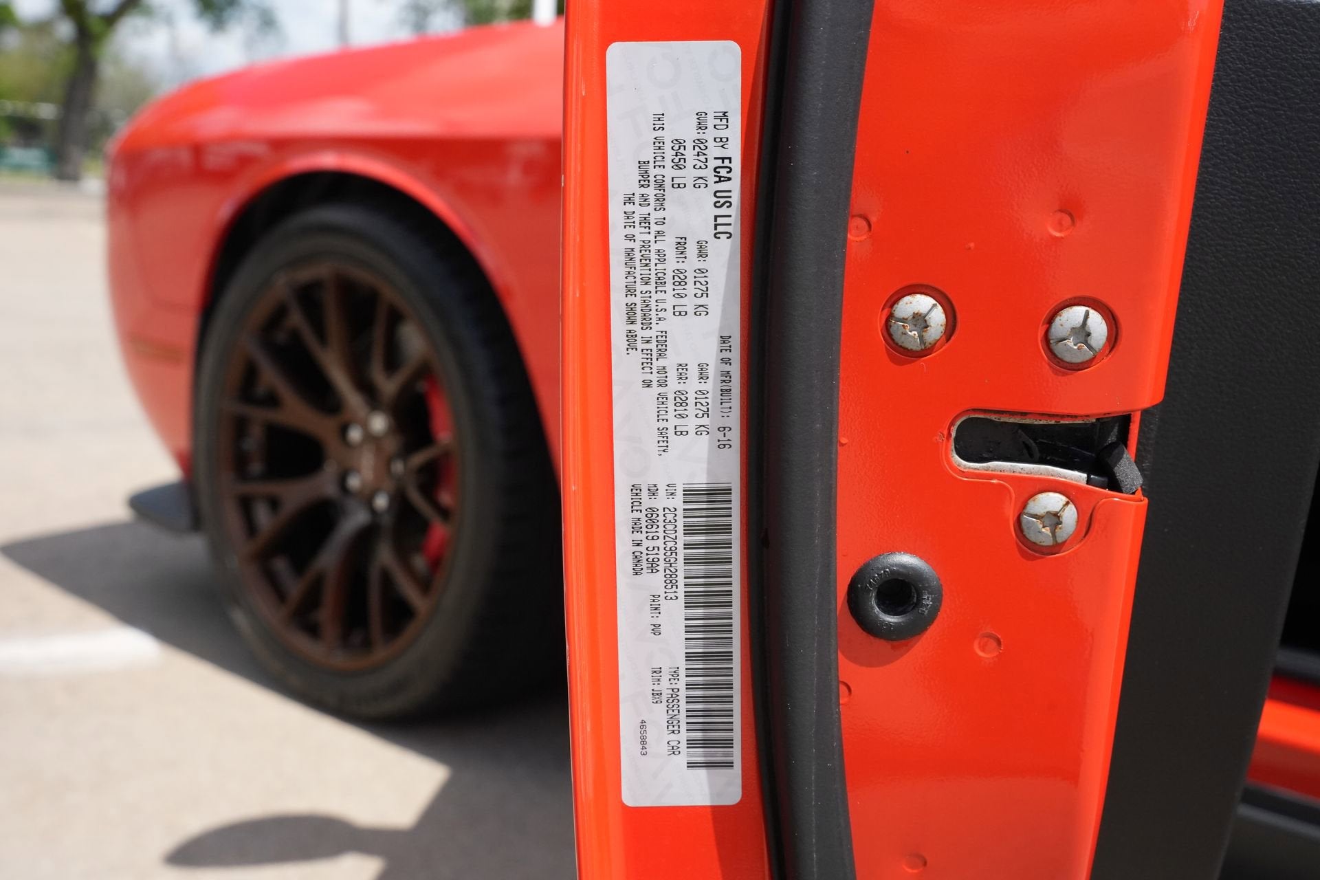 2016 Dodge Challenger SRT Hellcat