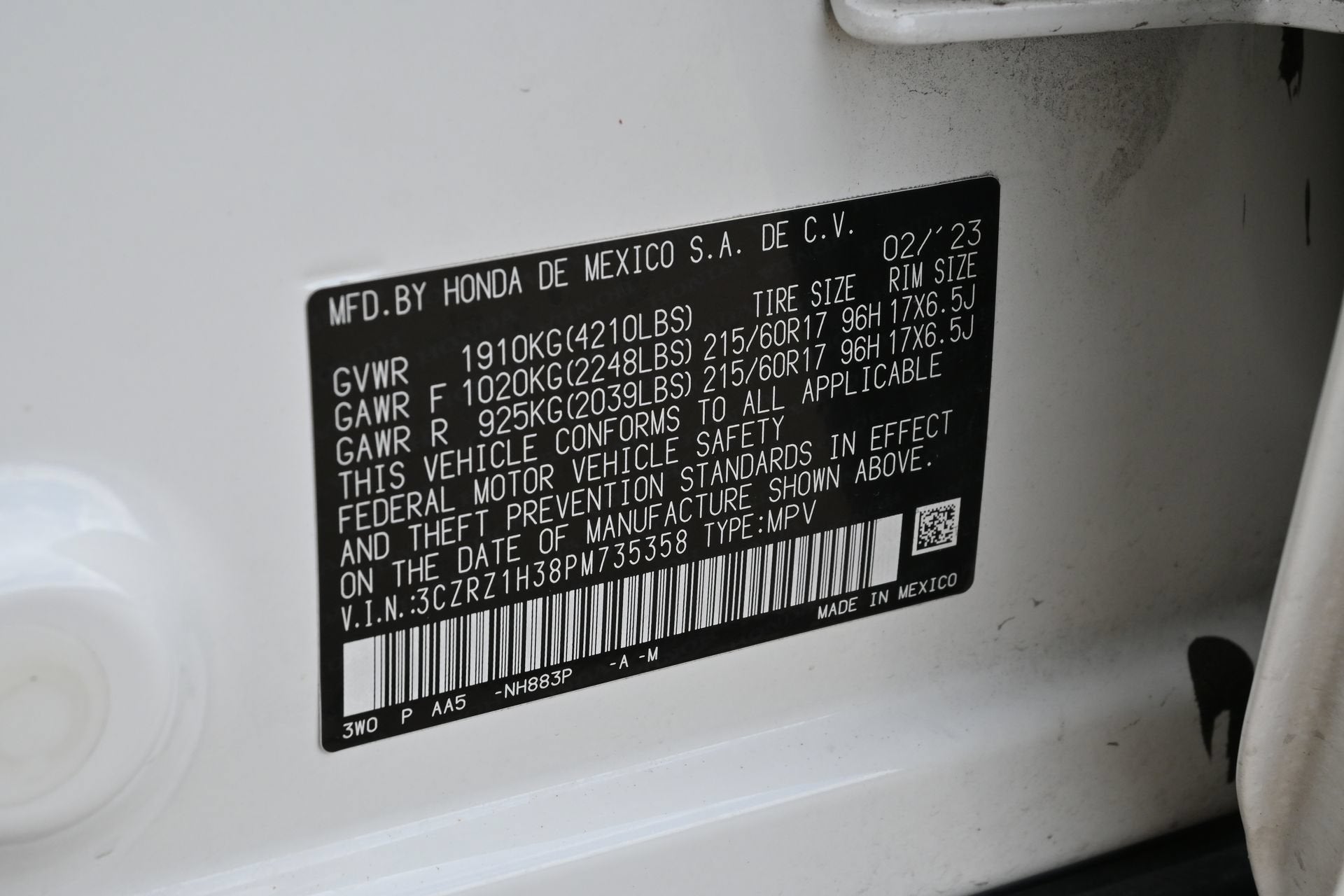 2023 Honda HR-V LX