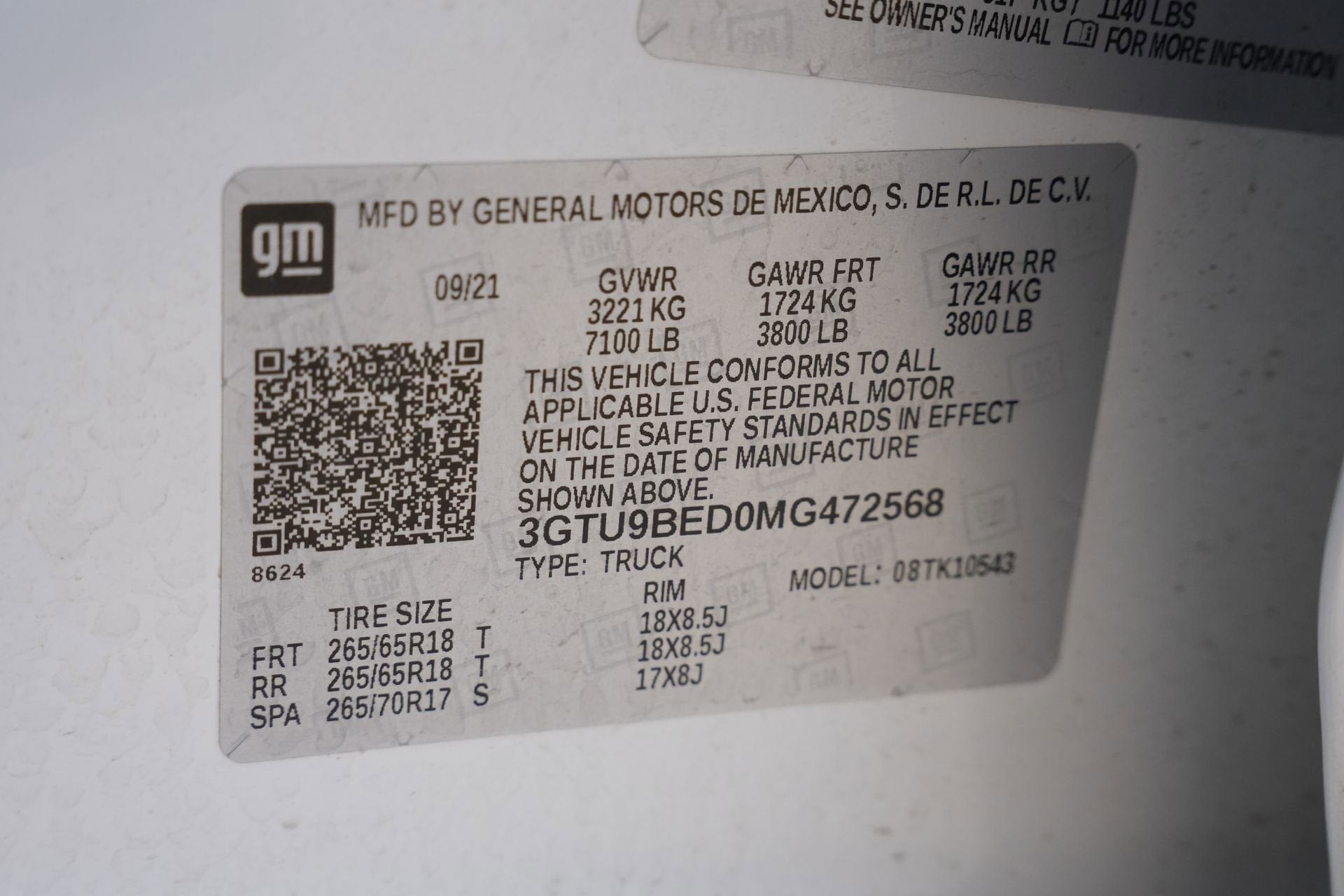 2021 GMC Sierra 1500 SLE