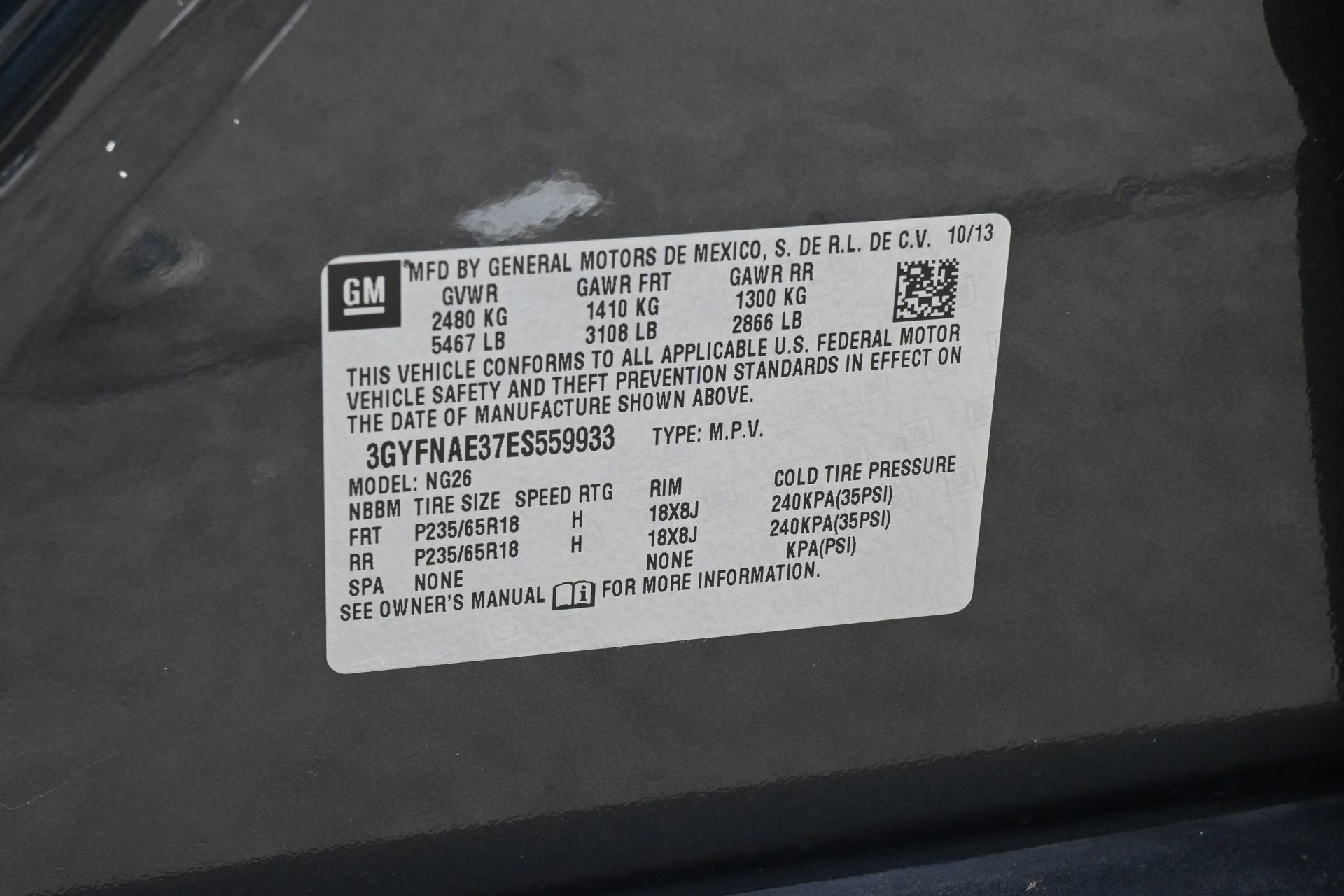 2014 Cadillac SRX Base