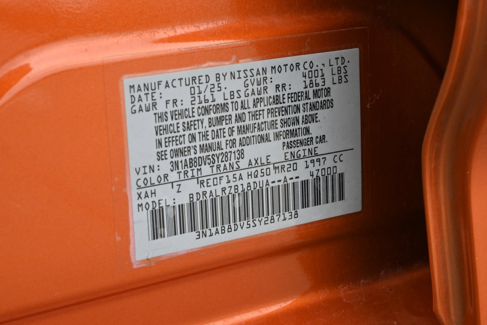 2025 Nissan Sentra SR