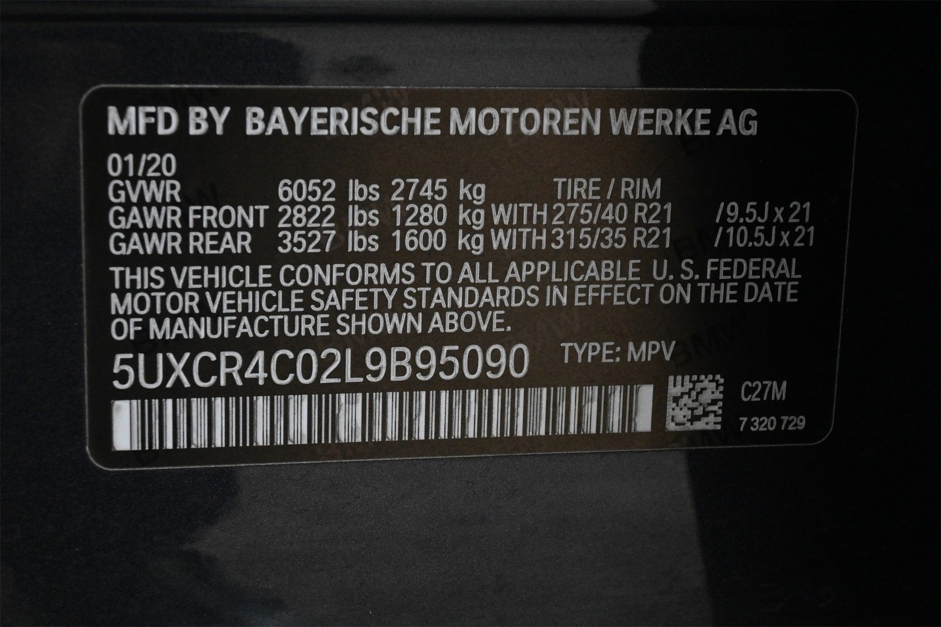 2020 BMW X5 sDrive40i