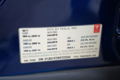 2017 Tesla Model S 100D