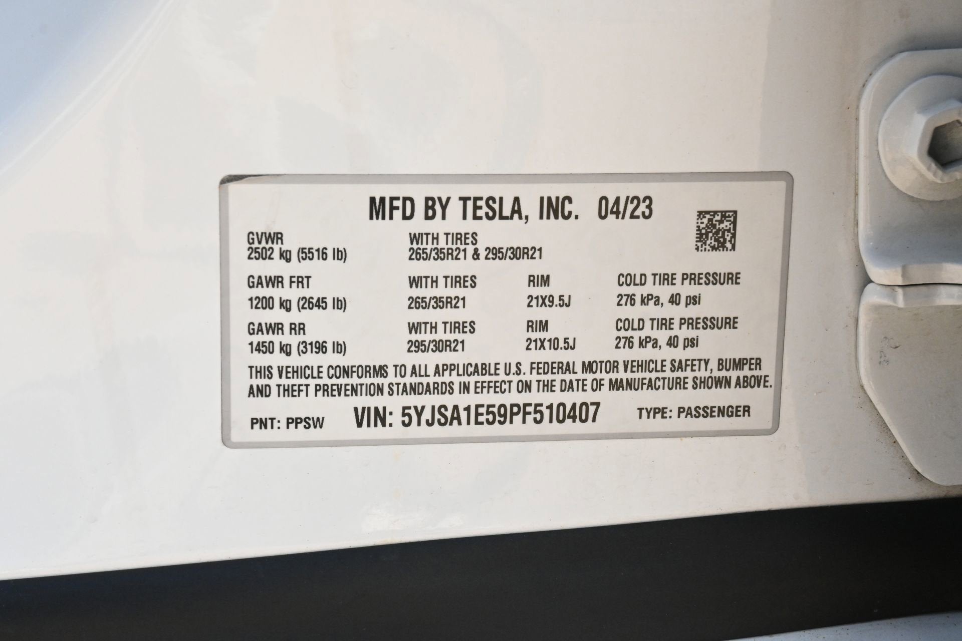 2023 Tesla Model S AWD