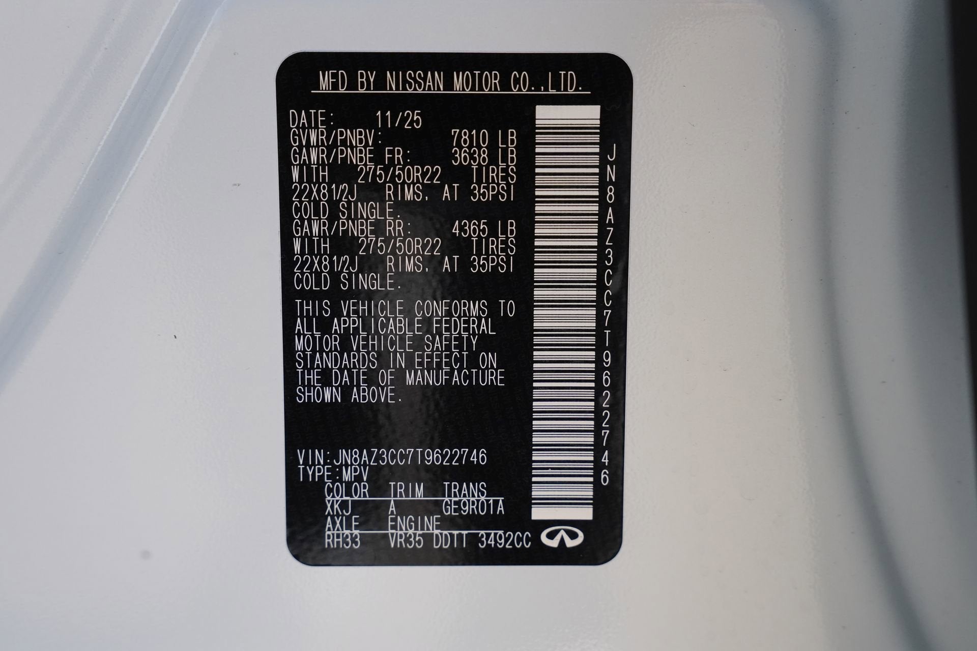 2026 INFINITI QX80 AUTOGRAPH