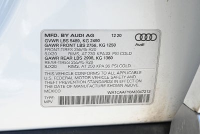 2021 Audi Q5 Prestige