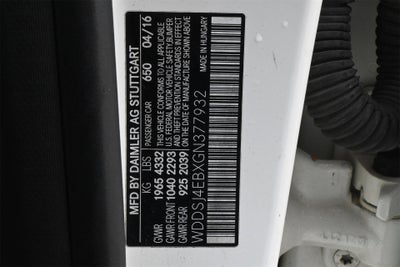 2016 Mercedes-Benz CLA CLA 250